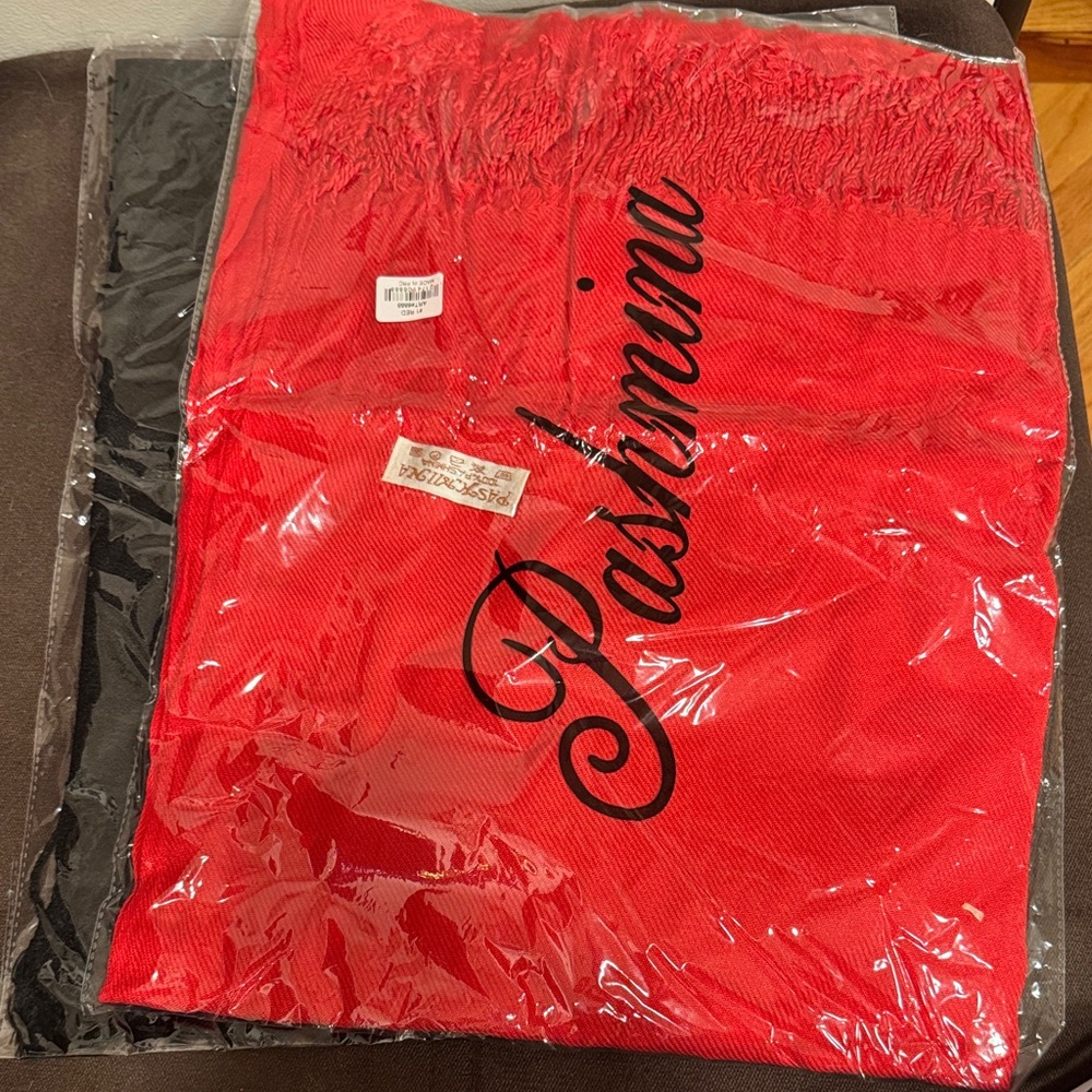 Red Pashmina Shawl